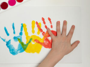 child-hand-print-diy-activities-for-2-year-old