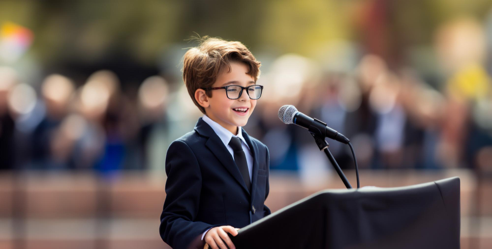 kid performing