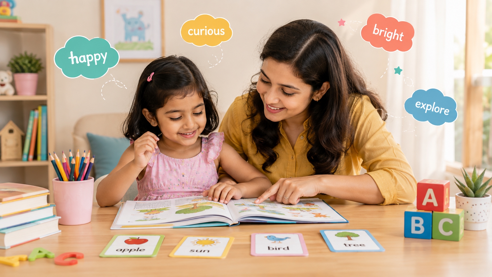 Mother-Daughter Learning Time