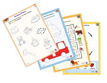 LKG Activity Sheets